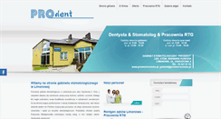 Desktop Screenshot of prodent-kunicka.pl